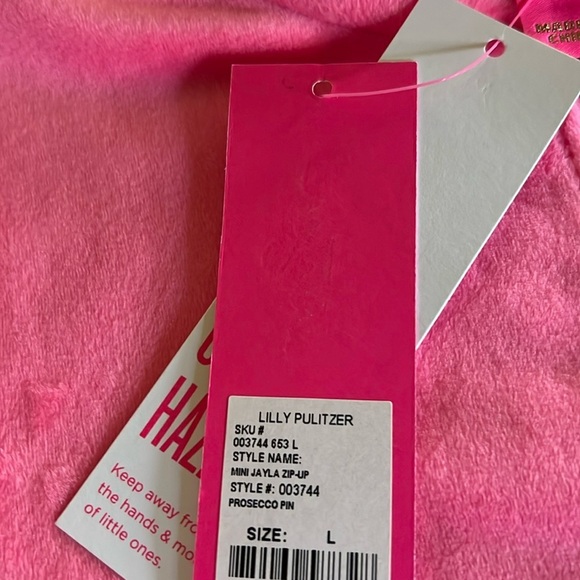 Lilly Pulitzer velour track suit (Jayla top Large, maia legging bottom medium) - Picture 6 of 11